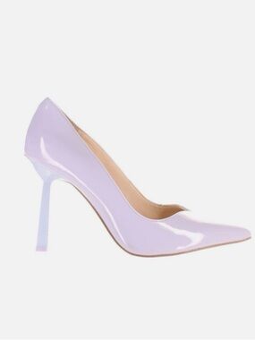 JLO Jennifer Lopez Lavender Patent Pumps Size 6 Pointed Toe Heels